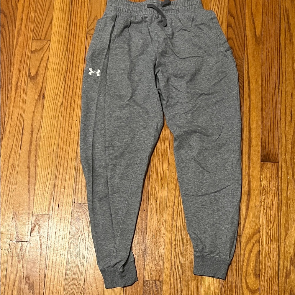 Under Armour Kids Charcoal Gray Joggers